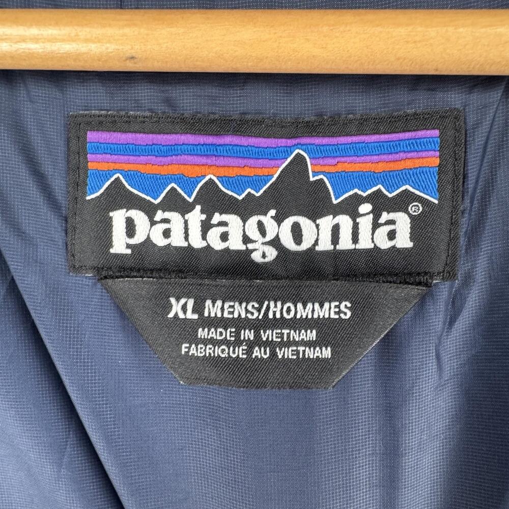 Patagonia Jacket Mens XL Blue Nano Puff Insulated Full Zip Hiking Outdoors - Picture 4 of 11